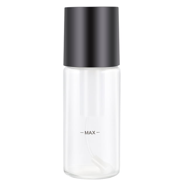 EeaseMX Botella rociadora de aceite negra, bomba rociadora, rociador de niebla, botella rociadora de vinagre, accesorios para herramientas de cocina para barbacoa
