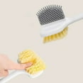 thumbnail image 3 of Long Handle Foot Cleaning Brush for Exfoliation and Massage Soft Bath Shower Tool with Ergonomic Grip Skin Spa, 3 of 6