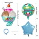 thumbnail image 2 of Set de globos, helado y lámina con forma de estrella, feliz cumpleaños, 5 unidades, 2 of 2