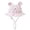 Pink, variant on Baby Sun Hat, Infant Bucket Hat with Bear Ears, Cotton Muslin Toddler Beach Hat with Chin Strap, 0-12 Months