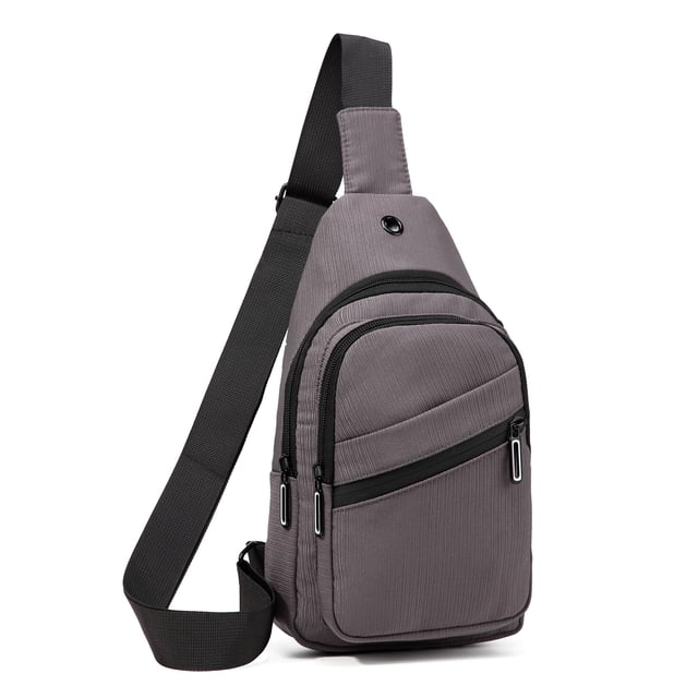 Bandolera EVANCARY Small para mujer y hombre, bandolera, color gris