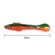 thumbnail image 3 of Cebo artificial de PVC 10cm/4in cebos falsos para herramienta de pesca al aire libre (rojo verde), 3 of 5