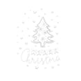 thumbnail image 1 of Bearachild Adhesivo de pared de árbol de Navidad, bricolaje, fiesta temática decorativa, vacaciones, Navidad, calcomanía, atmósferas, ventana, Fondo de Decoración del hogar Blanco Bearachild HA075057-02, 1 of 6