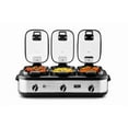 thumbnail image 1 of TRU Triple Slow Cooker with Locking Lids, 1 of 9