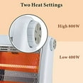 thumbnail image 4 of Optimus H-5511 Portable Indoor Electric Infrared Quartz Radiant Space Heater, 4 of 5