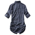 thumbnail image 2 of Matchstick Women's Long Sleeve Flannel Plaid Shirt, 2 of 5