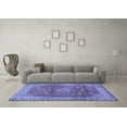 thumbnail image 3 of Ahgly Company Indoor Rectangle Medallion Blue Traditional Area Rugs, 6' x 9', 3 of 4