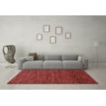 thumbnail image 3 of Ahgly Company Indoor Square Abstract Red Modern Area Rugs, 6' Square, 3 of 4