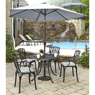 largo 7 piece outdoor patio dining set with umbrella ALAULM 7-Piece SPECIFICATION Dining Table Outsunny 7-Piece with an Umbrella