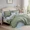 Sage Green, variant on Catami Ruffle Design 7-piece Bed in a Bag Comforter Set with Sheets,Sage Green,Queen