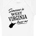 thumbnail image 4 of Inktastic Someone in West Virginia Loves Me Boys or Girls Baby Bodysuit, 4 of 5