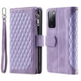 thumbnail image 2 of for Samsung Galaxy S20 FE Wallet Case, PU Leather Magnetic Flip Phone Case with Kickstand Card Slots Wrist Strap Cover for Samsung Galaxy S20 FE (6.5 Inch),Purple, 2 of 10