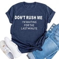 thumbnail image 2 of Hauts d'Été pour Femmes 2023, Chemise à Manches Courtes avec Impression de Lettres, Blouse Décontractée, 2 of 3