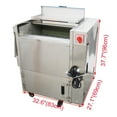 44LBS Electric MultiFunction Rolling Peeling Machine Peeling Machine