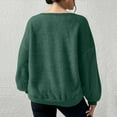 thumbnail image 6 of Annhoo Women's Fuzzy Sweaters Winter Fleece Warm Tees Crewneck Long Sleeve Pullovers Comfy Soft Lounge Shirts, 6 of 8