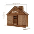 thumbnail image 2 of Clearance Wooden House Quality Counter Money Storage Jar, Wooden Handicrafts, 2 of 4
