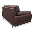 thumbnail image 4 of Love Seat de de Piel Genuina, 2 plazas, Modelo Lisboa, Color Chocolate, Elegante, cómodo y Moderno, Hecho en Mexico. Medidas 166 X 85 X 90 cm., 4 of 6