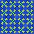 thumbnail image 1 of Ahgly Company Indoor Square Patterned Medium Sea Green Area Rugs, 7' Square, 1 of 6