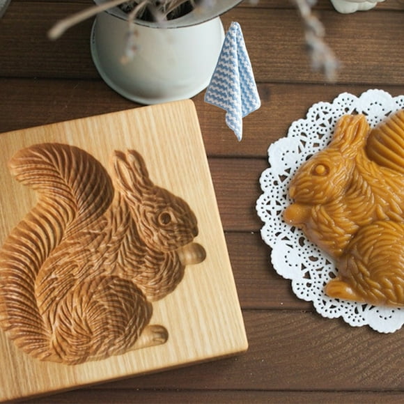 Moldes de madera para hacer galletas, tallados y repujado, para Navidad y Acción de Gracias.
