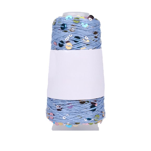 Hilo de algodón con lentejuelas H Hilo de tejer con lentejuelas para ropa Suministros de tejido DIY Hilo grueso y suave para suéteres, bufandas, gorros, camas para mascotas Decoración del hogar