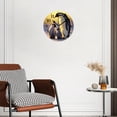 thumbnail image 2 of 12 Inch Wall Clock Battery Operated Silent Clock Decorative for Office, Kitchen, Outdoor, Living Room，Emperor Penguin in South Pole with Blue Sky Pattern, 2 of 4