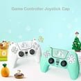 thumbnail image 4 of Funda protectora de silicona para mando de PS5, funda protectora con orejas de gato y tapa para joystick, 4 of 6