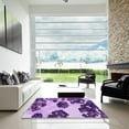 thumbnail image 7 of Ahgly Company Machine Washable Indoor Rectangle Transitional Violet Purple Area Rugs, 8' x 12', 7 of 7