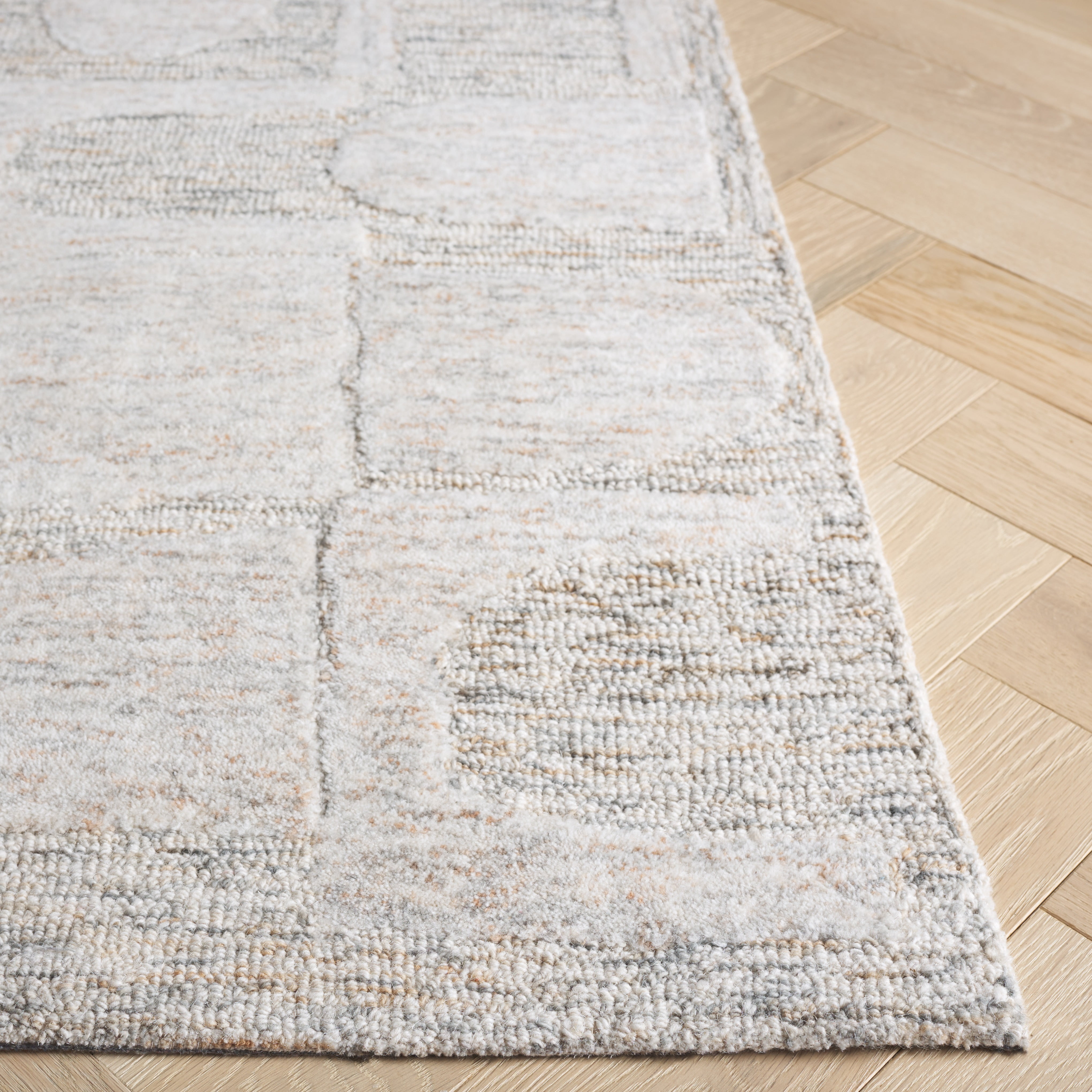 Safavieh Harvest Tobias Geometric Area Rug, Gray/Rust, 6' x 9'