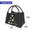 thumbnail image 2 of Yiaed Happy New Year1 Print Lunch box lunch bag Portable Insulated Lunch Box for Women Men Cooler Tote Bag with Front Pocket for Work Picnic Travel, 2 of 6