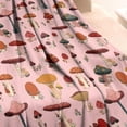 thumbnail image 3 of Colorful Mushroom Floral Pink Pattern Blanket,Comfortable Soft Flannel Throw Blanket,All Season,Warm Lightweight Blankets for Sofa Bed Couch Living Room Chair,30"x40", 3 of 4
