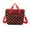 red, variant on Yarn Storage Tote Bag with Hand Strap Durable Yarn Storage Bag Crochet Bag red
