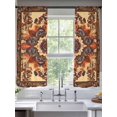 thumbnail image 3 of Sheer Curtains 72 Inches Long, Bohemian Flower Light Filtering Window Curtains for Living Room, Boho Tribal Colorful Distressed Printed Rod Pocket Voile Sheer Curtain Drapes, 52"W x 72"L, 2 Panels, 3 of 8