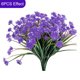thumbnail image 2 of Muyoka paquetes de flores artificiales, plantas de plástico sintético, vegetación, arbustos de Gypsophila, flores falsas, plantas para colgar macetas, porche, ventana, caja, boda, oficina, jardín, int Muyoka Hogar, 2 of 7