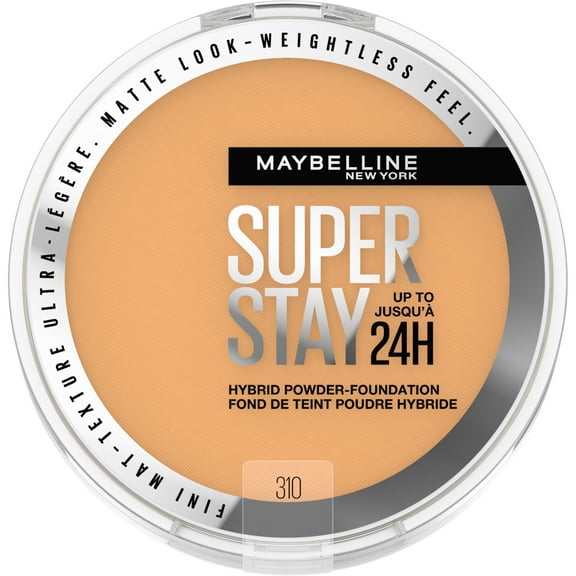 Maybelline Super Stay Powder Foundation Makeup, Soft Matte Finish, 310, 0.21 oz