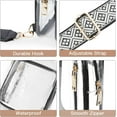 thumbnail image 4 of Clear Sling Bag, Clear Fanny Pack Stadium Approved Crossbody Bag Purses for Women Heavy Duty Transparent Chest Bag with Adjustable Strap, 4 of 6