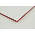 thumbnail image 2 of BuyPlastic King ColorCore Plastic Sheet 1/4" x 24" x 48" White-Red-White Color Core , HDPE Board, High Density Polyethylene Panel, 2 of 3