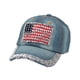thumbnail image 2 of Qarigey Gorra de béisbol ajustable de poliéster para protección solar en sombrero multicolor de moda Sombreros mezclilla 4, 2 of 6