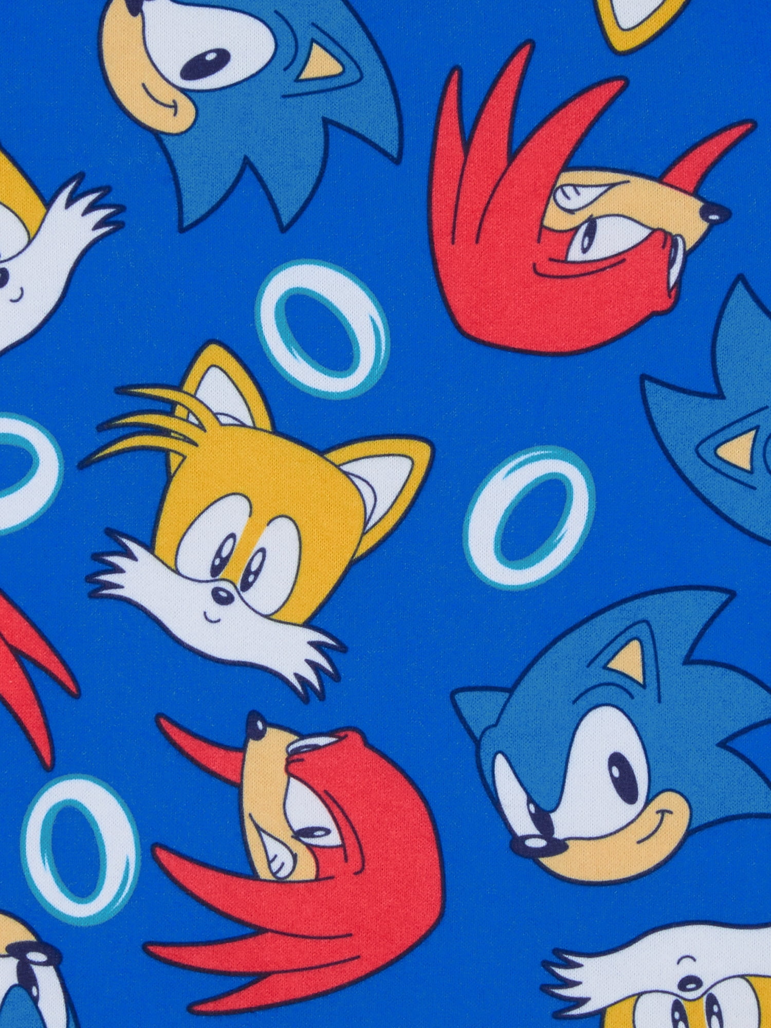 Sonic the Hedgehog Boys Snug Fit Long Sleeve Top and Sleep Pants Pajama Set, 2-Piece, Sizes 4-12