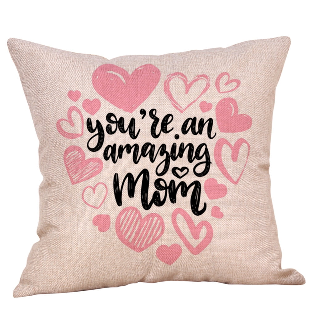 Happy Mother's Day Pillow Case Sofa Bed Home Decoration Festival