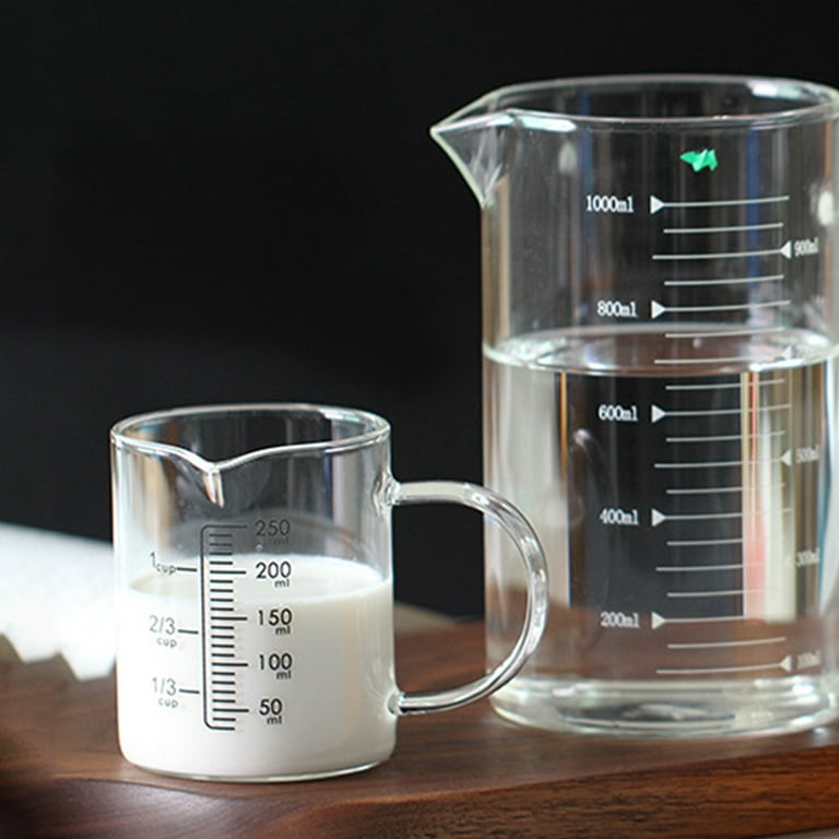 measuring cup with scale, household baking