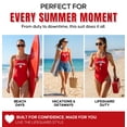 thumbnail image 2 of Officially Licensed Swimsuit For Women & Ladies, One Piece Lycra Swimming Suit, Elastic Comfort Straps, 2 of 7