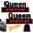 Black Red, variant on Queen Edition 3D Emblem Sticker, 2026 New Queen Edition Emblem, Old Man Edition Car Emblem, Funny Edition License Plate Frame, Easy Stick, for Car Truck SUV (2PCS-Black White, Queen)