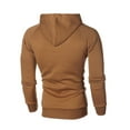 thumbnail image 3 of Michellecmm Men's Hoodie Pullover Coat, Contrast Color Long Sleeve Zip Front Sweatshirt Loose Jacket, 3 of 4