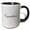 Black/White, variant on 3drose, My Swirl Pattern with a Lovely Congratulation Greeting, 15oz Mug