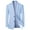 Light Blue, variant on Mens Suit Slim Fit Two Button Solid Tuxedo Jacket Business Suits Wedding Party Homecoming Suits For Men