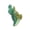Green Tyrannosaurus4, variant on Funny Dinosaurs Hair Claw Clips Nonslip Hair Clamps Large Acrylic Hair Jaw Clamps Headdress Styling Tools Hair Accessory