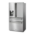 thumbnail image 2 of Thor Kitchen 36 Inch Professional French Door Refrigerator with Ice and Water Dispenser-TRF3601FD, 2 of 3