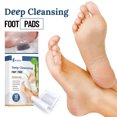 thumbnail image 1 of 10 unidades/juego de almohadillas de limpieza para pies pegatina para eliminar la humedad natural para pies para mujeres y hombres, 1 of 9