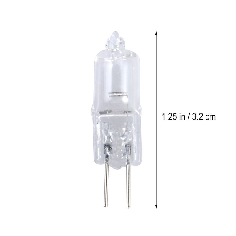 H&Z GU4 Halogen 20W Bulbs, 10 Pack G4 12V 20W with 2800k Warm White, Long  Lifespan G4 Bi-pin Base Dimmable for Cabinet Light