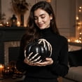 thumbnail image 4 of THOPBPRK Black Halloween Pumpkin Decoration for Home, Gothic Table Centerpiece Decor, Fall Figurine for Party and Seasonal Indoor Display, 4 of 6